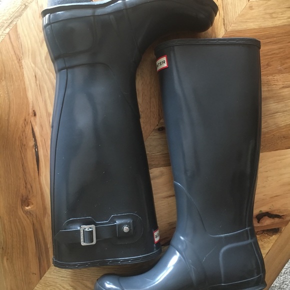 Dark grey hunter boots 7 - Picture 3 of 8